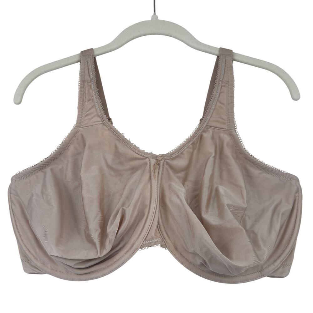 Wacoal Bra Size 38h Beige Basic Beauty Full Figures Seamless Underwire 855192